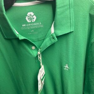 Original Penguin Men's Vibrant Green Polo